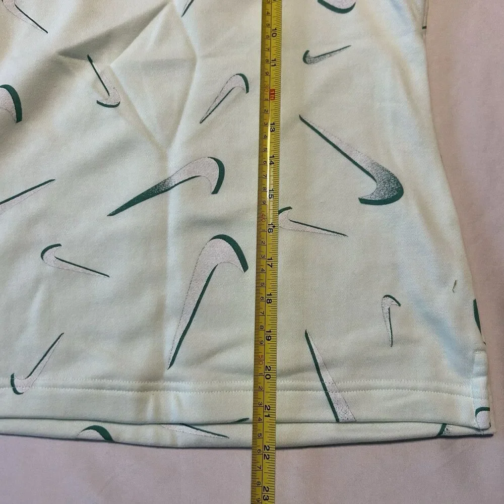 Nike Tank Top Girl's Large Lite Teal All Over Print Cotton Slim-Fit Pullover